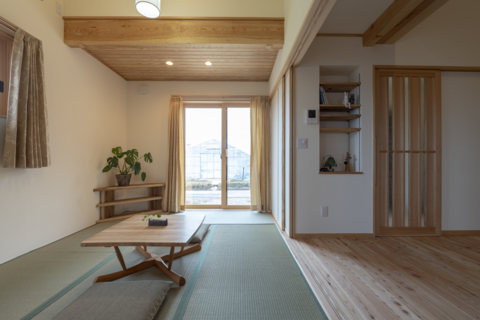 薪ストーブで楽しむ平屋の家(矢巾町I様邸)
